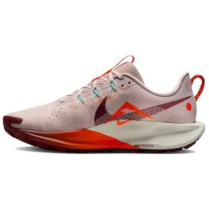 Nike Женские кроссовки REACTX PEGASUS TRAIL 5 с низким верхом, устойчивые к истиранию, розовые, оранжевые, белые
