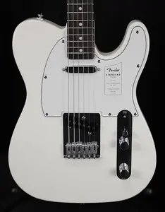 Электрогитара Fender Standard Telecaster с грифом из лавра, цвет Olympic White, вес 7 фунтов 11 унций