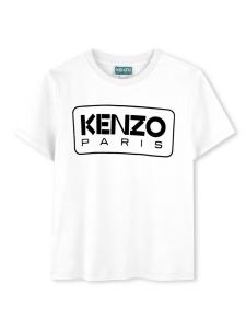 Kenzo Kids футболка с логотипом, белый