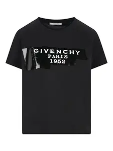 Хлопковая футболка с логотипом Givenchy