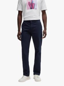 Покрой хлопок брюки HUGO BOSS, темно-синий