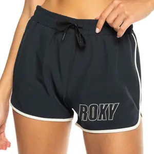 Повседневные женские шорты Flow Roxy, чёрный