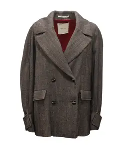 44S176 пальто оверсайз Emma&Gaia, черный