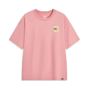 LINING Футболка мужская абрикосовая розовая