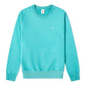 Толстовка Nike NRG Solo Swoosh Crew Sweatshirt Washed teal, цвет washed teal
