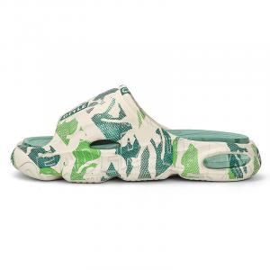 Тихие тапочки-слайды с защитой от запаха унисекс NANJIREN, White Green