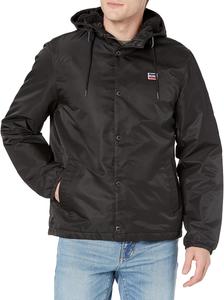 Мужская тренерская куртка Levi's с подкладкой из шерпы, Black