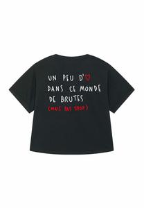 Футболка Mira Paris BRUTE BACK ROLL UP TEE 25, Black