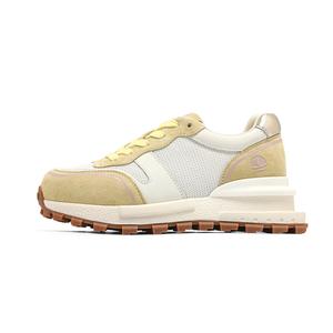 NAVIGARE Женские повседневные туфли с низким верхом, увеличивающие рост, в стиле парусника, светло-желтого и белого цвета