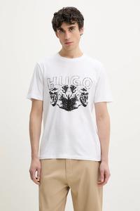 Хлопковая футболка durro HUGO, белый