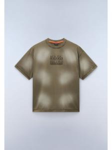 Футболка S-Comel Ss зеленого цвета Napapijri