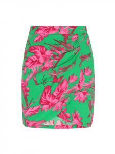 Мини-юбка IZIA, цвет green pink