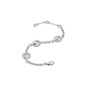 Браслет из белого золота с бриллиантами Bulgari