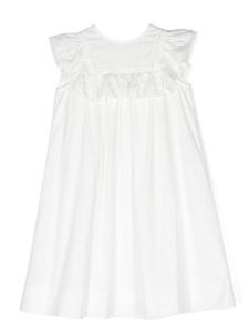 Bonpoint платье Charlyne с оборками, белый
