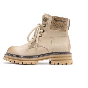 Короткие женские ботинки Martin, цвет абрикос AOKANG, Apricot