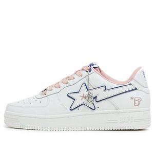Кроссовки x bapy bape sta 'pink white' A Bathing Ape, розовый