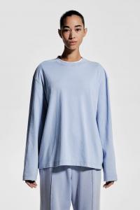 Спортивная рубашка с длинными рукавами из материала drymove H&M, голубой