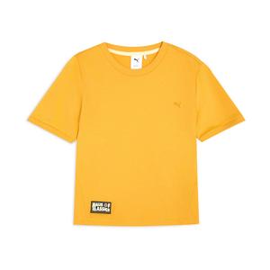 Классическая футболка Women's Mustard Color 55 PUMA, зеленый