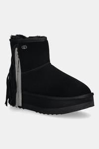 Замшевые зимние ботинки JANE 09 Liu Jo, черный