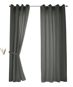 Штора Gardinenbox, 140x1 см, темно-серый