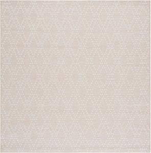 Ковер SAFAVIEH, 201 x 201 см, Sunset Collection, бежевый и желтый, для помещений и улицы, устойчивый к погодным условиям и моющийся, идеально для патио, заднего двора, прихожей, террасы (SET850B-7SQ)