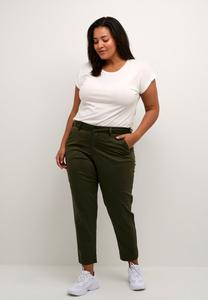 Брюки чинос Kaffe Curve KCLEANA 7/8, цвет Grape Leaf