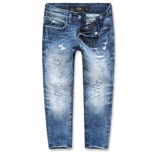 Детские джинсы Sean Troublemaker Denim темно-синего цвета JORDAN CRAIG