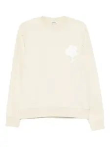 Толстовка с цветочной аппликацией SANDRO, нейтральный