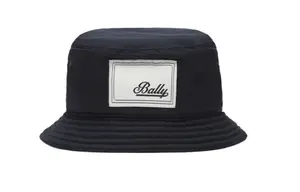 BALLY Полиамидная панама женская синяя, Navy Blue