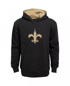 Толстовка с капюшоном New Orleans Saints Prime черного цвета для дошкольников Outerstuff