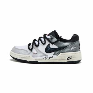 Мужские низкие кроссовки для скейтбординга Full Force Gothic Gray SAML Nike, Gray