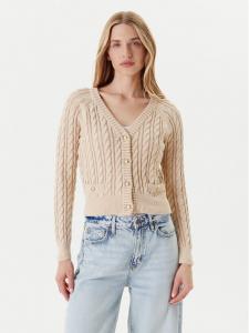 Кардиган обычного кроя W5YR15 Z3OU0 Guess, бежевый