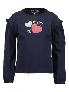 Blue Seven Футболка с длинными рукавами темно-синего цвета