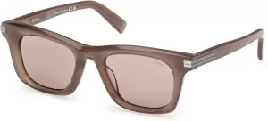 Солнцезащитные очки 0270 от ZEGNA, 51e - Shiny Dark Brown - Brown