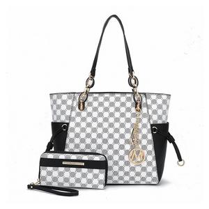 Сумка-тоут с круглым принтом MKF Collection XeniaСумочка с кошельком от Mia K — 2 шт., черный