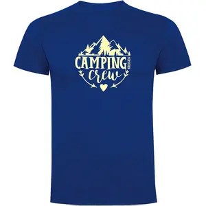 Футболка с коротким рукавом Kruskis Camping Crew, синий