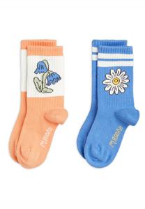 Носки FLOWER SOCKS 2 PACK UNISEX Mini Rodini, мультиколор