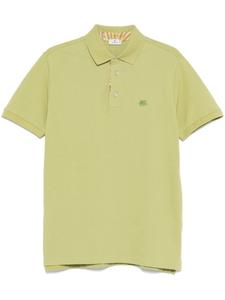 ETRO рубашка поло с логотипом, зеленый