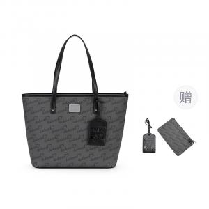 Сумка-шоппер PU, Сумка для покупок, Женская наплечная сумка Teenie Weenie светло-абрикосовый розовый, Светло-розовый абрикос XL