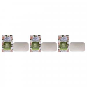 Ароматизированное мыло «Роза» - набор из 3 штук от LErbolario, подходит как для мужчин, так и для женщин - 100 г (3,5 унции), прозрачный