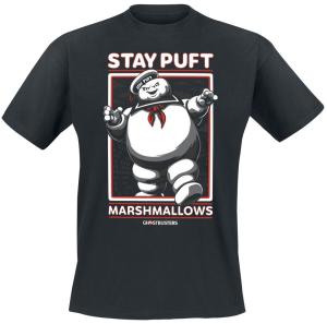 Футболка Ghostbusters Stay Puft Marshmallows, черный