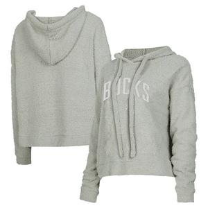 Женский комфортный худи ventura comfy pullover hoodie concepts sport gray milwaukee bucks Unbranded