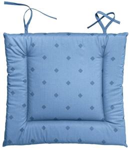 Подушка для стульев Erwin Müller mit Bindebändern 164319, 38x3x41 см, синий