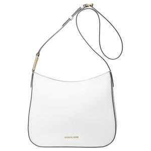 Сумка через плечо из коровьей кожи большая женская белая MICHAEL KORS