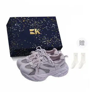 Boldi Kuki Скользоустойчивые дышащие низкие массивные кроссовки с эффектом увеличения роста для женщин абрикос, цвет Apricot