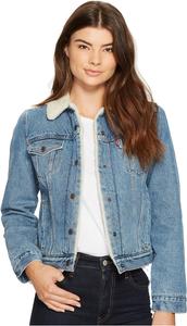 Куртка Original Sherpa Trucker Jacket Levi's, цвет Divided Blue