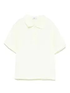 Льняная рубашка поло Il Gufo, желтый