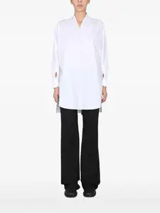 Блузка с длинными рукавами и застежкой на пуговицы Raf Simons, белый