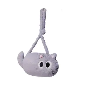 Плюшевая кукла в виде милого кота в мультяшном стиле, высота 30см/40см Howard, серый