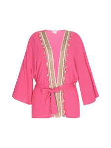 Длинное платье IZIA Kimono, розовый